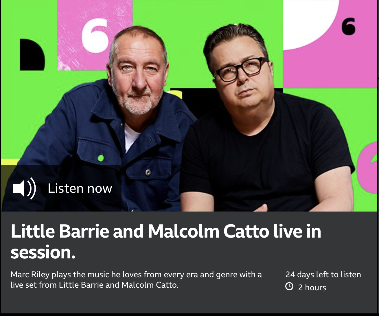 Little Barrie & Malcolm Catto - Electric War — Dinked